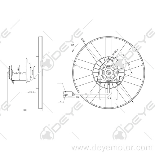 Radiator cooling fan motor for REANULT R9 R11